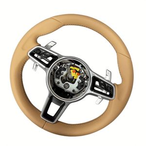 Für Porsche Panamera Macan <span class=keywords><strong>Cayenne</strong></span> 918 911 718 970 971 991 992 985 987 Leder-Lenkrad - Product Image 6