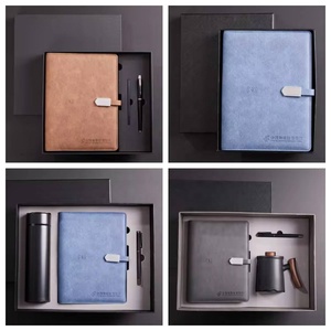 <strong>2026</strong> Hardcover Planner Gift Customized PU Leather Offices Notebook with Pen Stationery Business Gift Box Set for Corporate Event - Product Image 6
