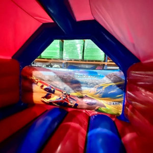 GMY Gonflables Offre Spéciale <span class=keywords><strong>Voiture</strong></span> <span class=keywords><strong>de</strong></span> course Maisons gonflables avec toboggan Combo <span class=keywords><strong>Location</strong></span> Affaires Aire <span class=keywords><strong>de</strong></span> jeux pour enfants Intérieur Extérieur - Product Image 3