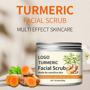 Private Label Moisturizing <b>Face</b> Scrub Whitening Skin <b>Care</b> Products Exfolianting Facial Scrub Turmeric - Product Image 4