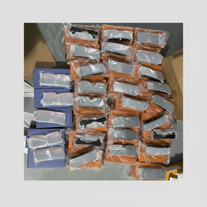 Lunettes de soleil unisexes de luxe sans monture à dégradé, tendance, style rétro vintage - Product Image 1