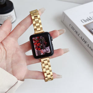 <span class=keywords><strong>Bracelet</strong></span> réglable en acier inoxydable pour <span class=keywords><strong>bracelet</strong></span> de montre <span class=keywords><strong>Apple</strong></span> <span class=keywords><strong>Watch</strong></span> <span class=keywords><strong>Bracelet</strong></span> à maillons fins en métal pour la série IWatch - Product Image 2