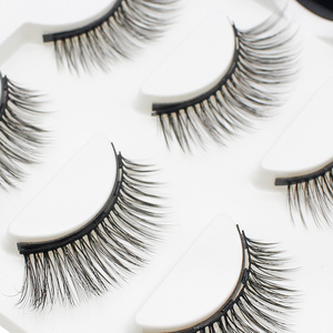 3 paires de Faux Cils magnétiques faits à la main en vison, <span class=keywords><strong>Eyeliner</strong></span> magnétique, ensemble de maquillage de beauté, Faux Cils courts, sans colle - Product Image 4