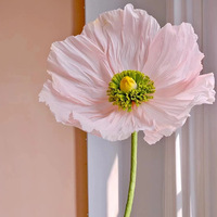 D-BF001 Vente en gros de fleurs géantes blanches pour mariage, décoration de fleurs artificielles géantes, fleurs en papier géantes pour vitrine de magasin de mariage