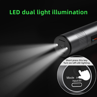 DSEE B5-15 Stylo de test de fibre optique rechargeable 15 km avec source de lumière rouge VFL et connecteur FC