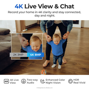IMILAB 4K 8MP WiFi 360 PTZ กล้องไวไฟ 6 บุคลากร กล้องติดตามสัตว์เลี้ยง ระบบมองเห็นกลางคืนแบบสีที่ปรับปรุงแล้ว ไม่มีค่าธรรมเนียมรายเดือน - Product Image 5