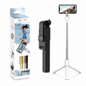 Trípode Selfie Stick Clásico JC-11 de 800 mm, Mango Ligero de Acero Inoxidable de 122 g, Trípode Económico para Teléfono - Product Image 1