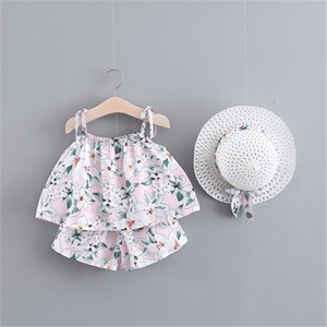 Summer Baby <b>Gift</b> Set Bangkok Fashion T-Shirts Wholesale and Wide Leg Girl Palazzo Pants Online Malaysia - Product Image 5