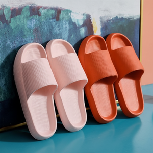 Cómodas zapatillas de Interior de oficina de EVA, Zapatillas de casa silenciosas con ruido de suelo a - Product Image 1