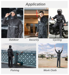 <span class=keywords><strong>Impermeabile</strong></span> <span class=keywords><strong>da</strong></span> Moto per <span class=keywords><strong>Uomo</strong></span>, Abbigliamento <span class=keywords><strong>da</strong></span> <span class=keywords><strong>Lavoro</strong></span> Resistente, Giacca Antipioggia in Fibra di Poliestere di Alta Qualità - Product Image 5