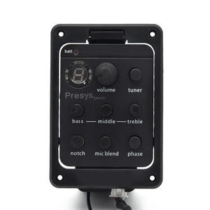 4 밴드 EQ 이퀄라이저 어쿠스틱 기타 프리 앰프 피에조 픽업 기타 튜너 마이크 비트 보드 - Product Image 2