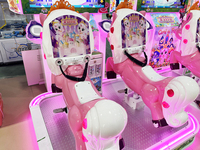Machine de jeu vidéo de course de voiture d'arcade d'amusement d'intérieur avec l'accepteur de pièce