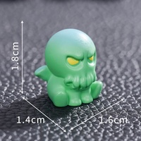 Breloques en résine de monstres de dessins animés d'Halloween, figurines 3D, décoration de bureau fantôme mignon