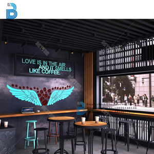 Nhỏ Quán Cà Phê Cửa Hàng Nội Thất Thiết Kế Lạ Mắt Ý Tưởng Rực Rỡ Mới Tinh Tế Cà Phê Cửa Hàng Gỗ Phụ Kiện Trang Trí Bố Trí - Product Image 5