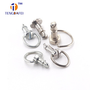 Boucles de verrouillage rapides Tengdafei à tête ronde TF3427 avec anneau de poignée et œillets, verrouillage par pression à 1/4 de tour - Product Image 2
