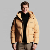 Veste matelassée à capuche pour homme en duvet de canard blanc 90 %, personnalisable OEM/ODM, style streetwear, chaude, mode classique, fournisseur