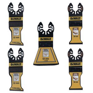 Lames oscillantes DeWalt 30 32 54 mm à usage général pour la découpe du bois, pointe de plongée - Product Image 1