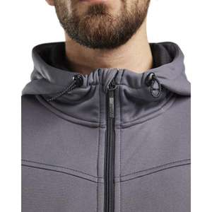 BLAKLADER - 336325269699L Sudadera con capucha con cremallera completa Gris medio/Negro-EAN 7330509685112 WORK HOODIES - Product Image 5