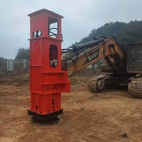 Compacteur hydraulique à impact rapide pour chargeuse, machine de compactage dynamique pour la construction routière et le renforcement des sous-sols