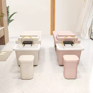 อุปกรณ์สระผมอเนกประสงค์พร้อมระบบอบไอน้ำและระบบหมุนเวียนน้ำ เฟอร์นิเจอร์ร้านเสริมสวยทันสมัยสำหรับสปา - Product Image 5