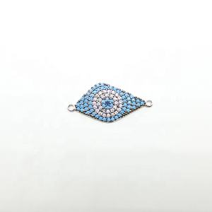 De plata fina de plata 925 de plata esterlina <span class=keywords><strong>2022</strong></span> de mal de ojo colgante de encantos para la fabricación de la joyería - Product Image 5