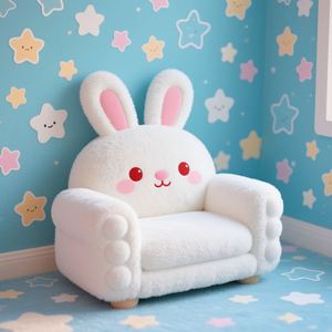 Sillón Infantil de Peluche con Diseño Moderno y Adorable, Popular Silla de Peluche con Forma de Animal para Bebés - Product Image 1