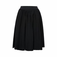 Ensemble deux pièces pour femmes, style preppy, col polo noir en tricot, jupe plissée, nouvelle collection automne 2026
