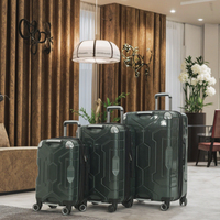 Personnalisable 20 '/24'/28 '/360-Degree Wheel Hard Shell Grey Trolley Case Set PC Aluminium Bagages Spinner Business Travel Unisex
