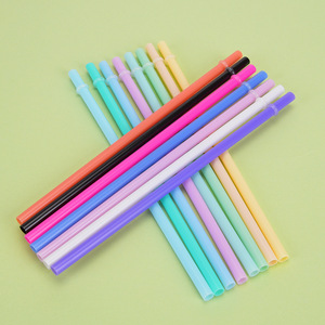 <span class=keywords><strong>Paille</strong></span> de rechange en <span class=keywords><strong>plastique</strong></span> de couleur dure réutilisable sans Bpa durable 7*235mm pour gobelet de 16oz 15 couleurs en stock - Product Image 6