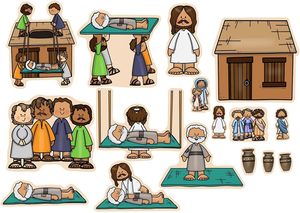 Regalo religioso personalizar niños cristianos juguetes educativos Navidad Belén fieltro historia bíblica tableros de franela - Product Image 4