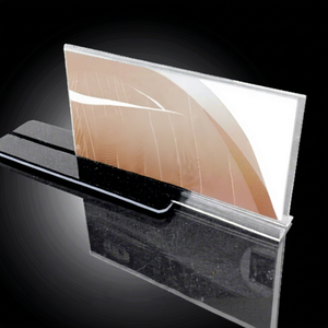 Acrylic Table Menu Card Holder for Food Service Standing A4 Sign Display <b>Stand</b> for Restaurant and Cafe - Product Image 1