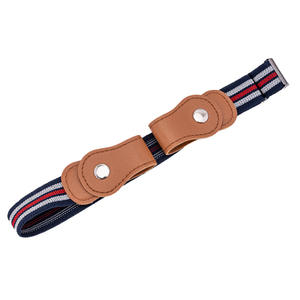 <span class=keywords><strong>Ceinture</strong></span> élastique réglable pour enfants, garçons et filles, avec boucle à pression, 90 cm, style décontracté - Product Image 5