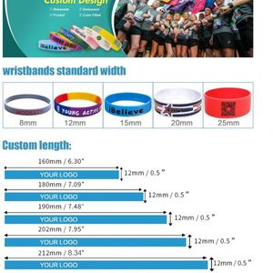 Pulsera Deportiva de Silicona Personalizada con Logotipo, para Actividades Promocionales, a Precio Económico - Product Image 5