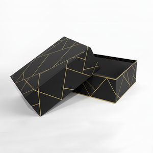 Custom due pezzi coperchio scatole di lusso scatole rigide carta Kraft o carta bianca con stampa Logo - Product Image 2