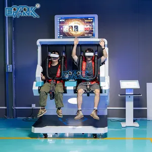 2 jugadores, máquina de realidad Virtual de 360 grados girados, máquina de juego de entretenimiento Arcade, juego emocionante 360vr