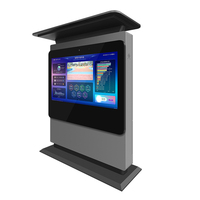 Tótem de publicidad de señalización digital al aire libre máquina grande 55 pulgadas Windows Android pantalla táctil kiosco Tótem al aire libre