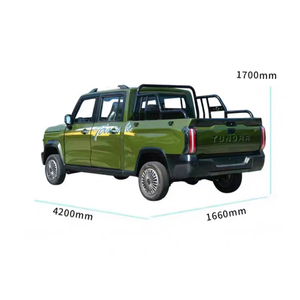 Mini Camioneta Eléctrica para Familias, 4 Asientos, Batería de Litio, Motor Único, Tracción Trasera, Asientos de Cuero, Cámara Trasera, Luces LED, Pantalla Táctil - Product Image 3