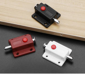 Loquet magnétique en plastique pour porte d'armoire, système d'ouverture par pression, antivol, pour porte de cuisine, loquet tactile à ressort - Product Image 3