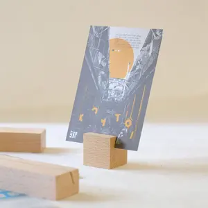 Изготовленные на заказ деревянные открытки или Держатели для фото портретов Заводские аффирмационные карты игры положительные аффирмации карты для детей