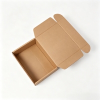 Boîte d'emballage en carton ondulé pliable écologique pour l'expédition par avion, boîte d'emballage pour chaussures