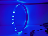 Kingshowstar Nouveau Prix de Gros 4 pièces Quadri-rangs IP67 Étanche Aluminium 12V Dream Chasing Les Plus Lumineuses Anneaux LED pour Jantes de Voiture