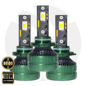 P11B Phares LED universels 9006 HB4, taille compacte, design mini pour Honda Civic, <span class=keywords><strong>Toyota</strong></span> Corolla, Nissan, kit d'installation facile - Product Image 1