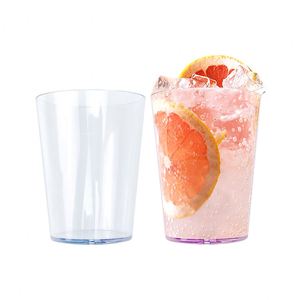 Gobelets réutilisables en plastique transparent de 9 oz pour fêtes, super transparents, pour jus, lait, cola, crème glacée, vin, empilables - Product Image 4