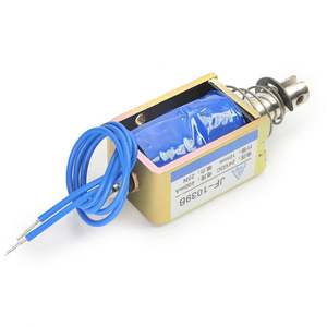 JF-1039B DC 12V 25N 10mm Stroke Pull Push Type Open Frame movimento elettromagnete a solenoide - Product Image 4
