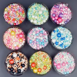 Rods Sugar Sprinkles Food Edible Pearls Cake Sprinkles Cake Decor Baking Ingredients Wholesale Halal Does Not Contain E171
