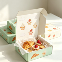 Kleine Dessert-Geschenkboxen für Macarons, Süßigkeiten und Pralinen mit Kreativen Papier-Veredelungsoptionen