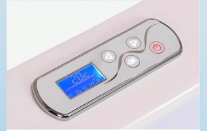 Bañera de Hidromasaje Acrílica Romántica para Parejas con Luces LED y Panel de Vidrio Curvo - Product Image 4