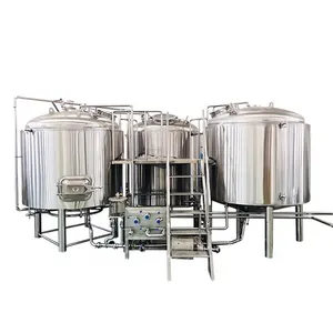 小型モデル500l醸造システム醸造設備ビール発酵ターンキープラントバー用