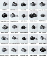 Benma International HF pièces de moteur d'origine 47MM moto moteur bloc-cylindres et Kit de Piston pour Derbi Senda Port 70cc 72CC
