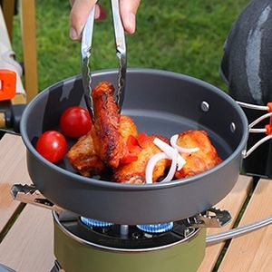 Gıda Sınıfı <span class=keywords><strong>Al</strong></span>üminyum Alaşımlı Kamp Tencere Seti Isıya Dayanıklı Kolay Temizlenir Taşınabilir Saklama Çok Fonksiyonlu Piknik Yürüyüş Dayanıklı - Product Image 6